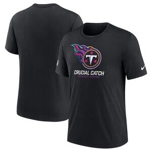 Tennessee Titans Nike Black 2024 NFL Crucial Catch T-Shirt‎ Mens L NWT